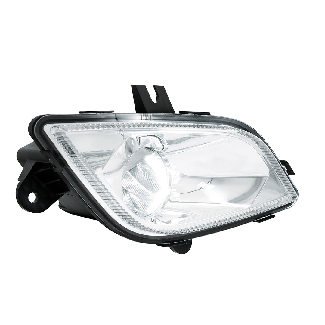 Chrome Single LED Fog Light For 2018-2024 Freightliner Cascadia - Passenger - Competition Series