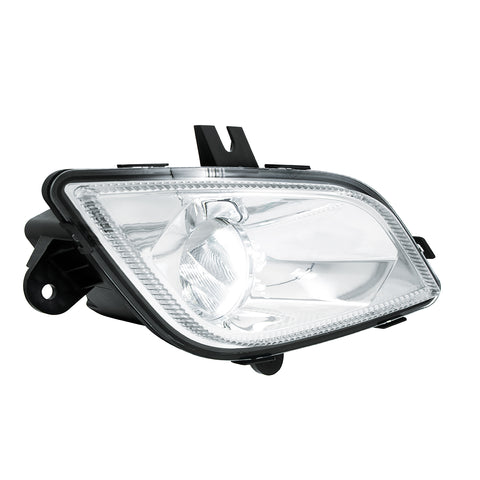 Chrome Single LED Fog Light For 2018-2024 Freightliner Cascadia - Passenger - Competition Series