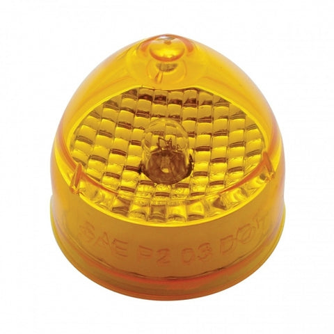 2" Beehive Crystal Light (Clearance/Marker) - Amber Lens