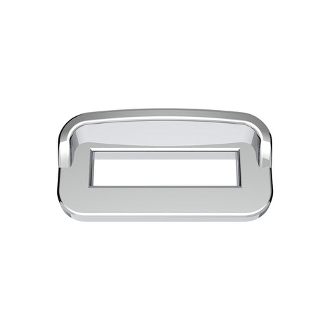 Chrome Plastic Toggle Switch Label Cover With Visor For 2002+ Peterbilt (Card Of 6)