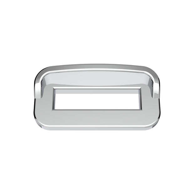 Chrome Plastic Toggle Switch Label Cover With Visor For 2002+ Peterbilt (Card Of 6)