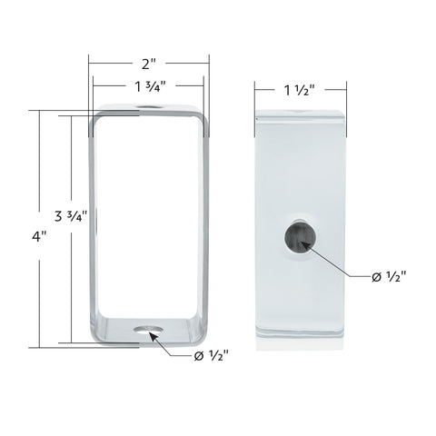 Stainless Steel Mirror Light Bracket