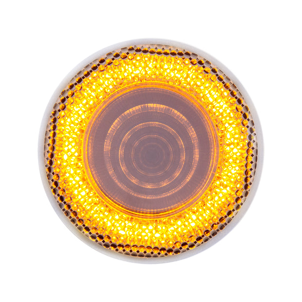 12 LED 2-1/2" Mirage Light (Clearance/Marker) - Amber LED/Clear Lens
