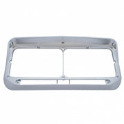 Rectangular Dual Headlight Bezel With Visor - LED Cutout