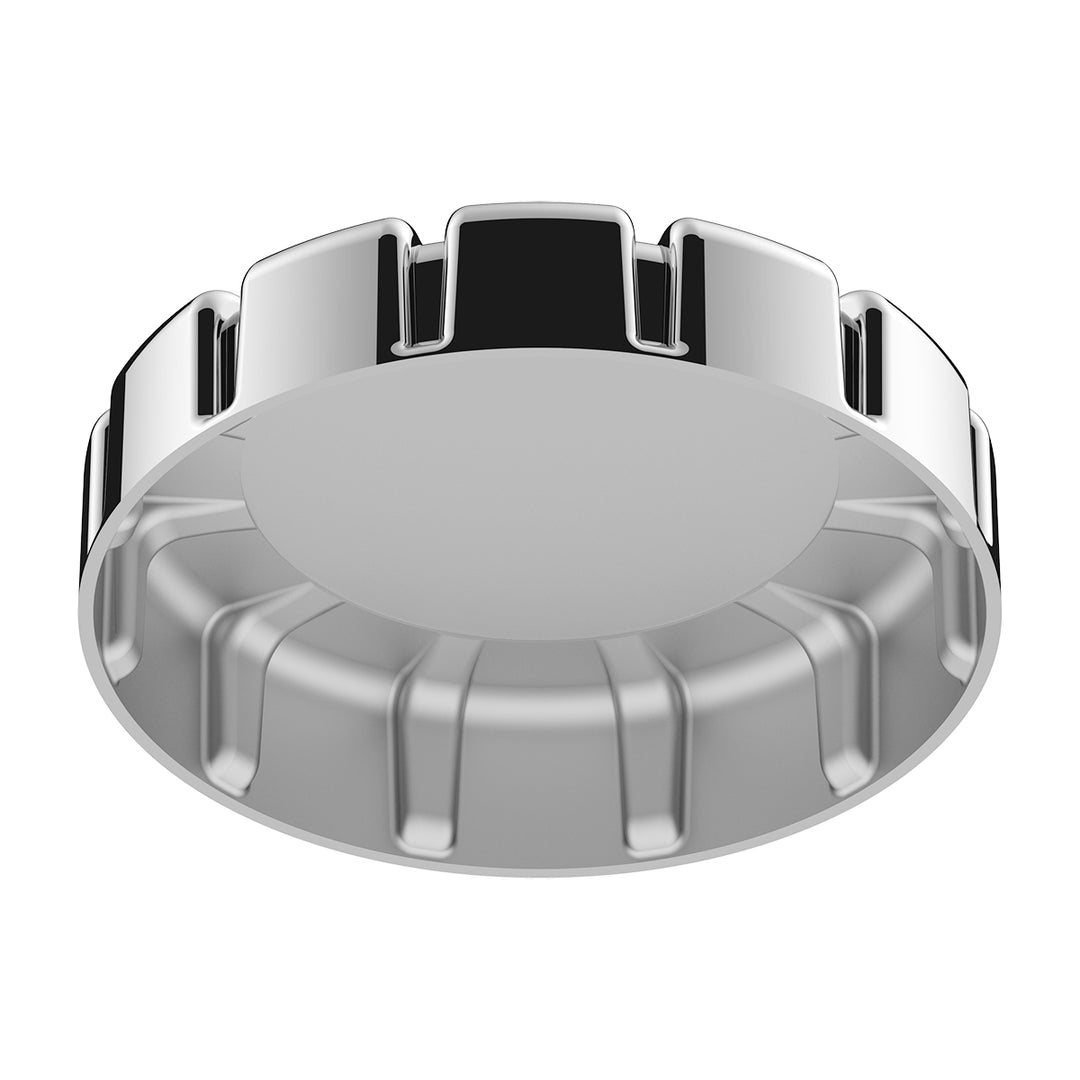 Chrome Plastic Fuel Cap Cover For Kenworth - Non-Locking