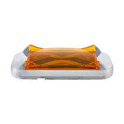 4 LED Saber Rectangular Marker Light With Amber Lens