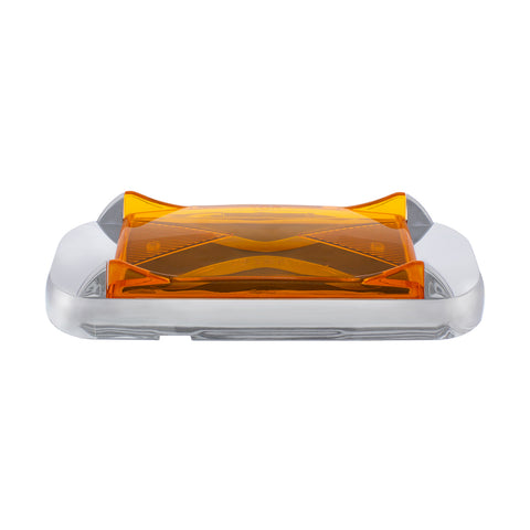 4 LED Saber Rectangular Marker Light With Amber Lens