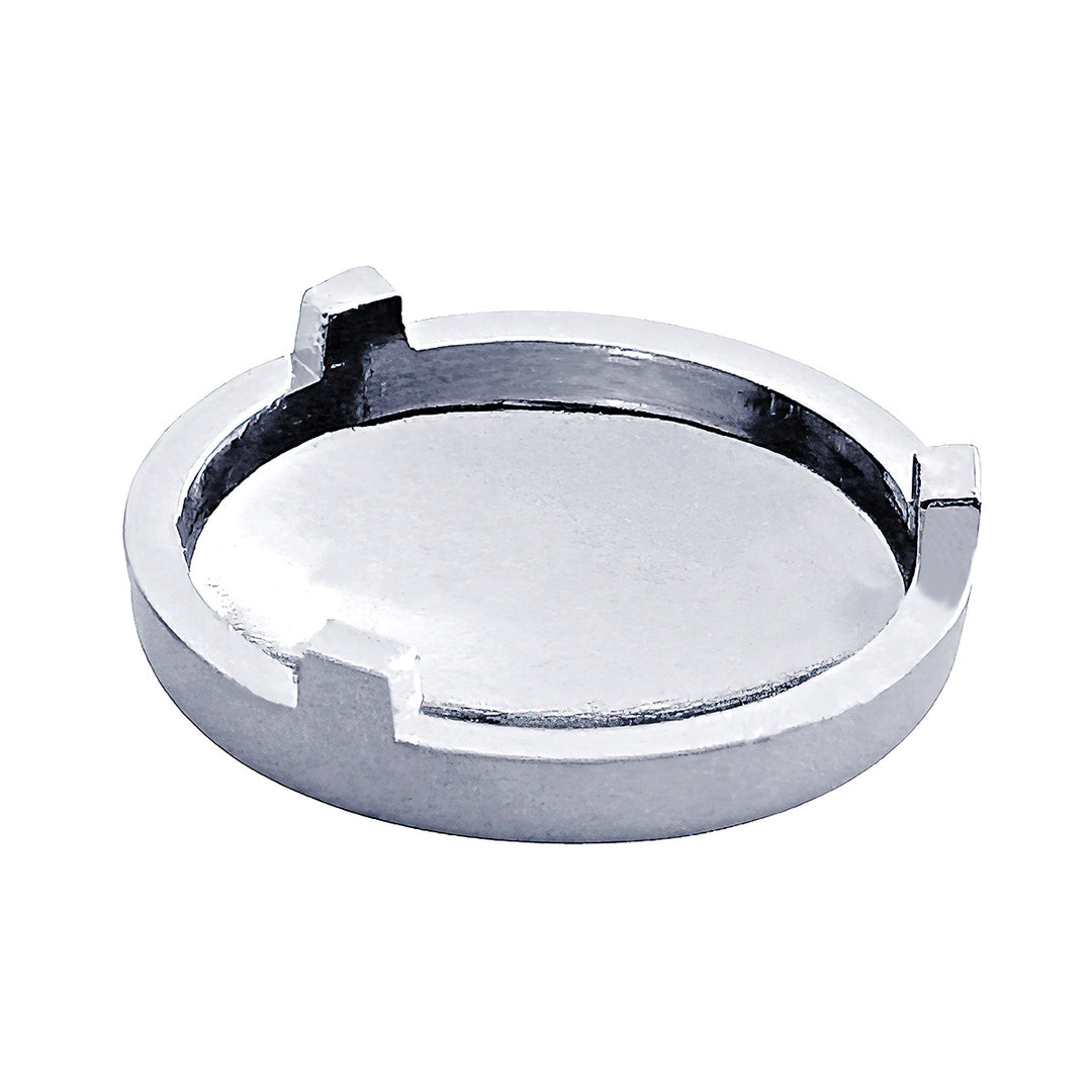 Chrome Plastic Covers For 3/4" Round Vinyl Button For Most Freightliner &amp; International (Card of 10)