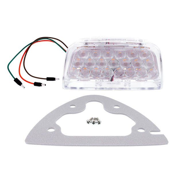 31 LED Turn Signal Light For 1987-2007 Peterbilt 379/378/357  - Amber LED/Clear Lens