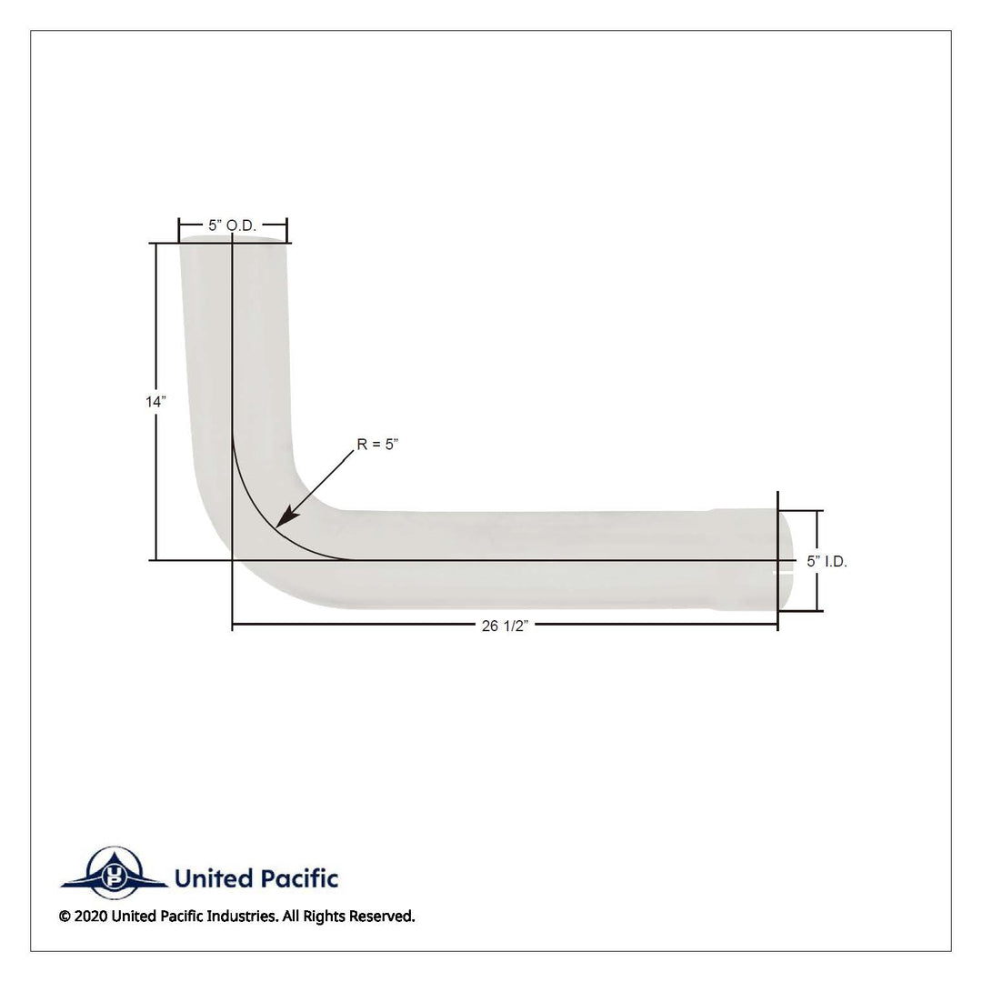 Aluminized 90 Degree Exhaust Elbow For Freightliner 04-09833-006