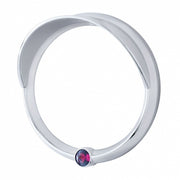 Signature Series Speed/Tachometer Gauge Bezel With Visor For Freightliner -Purple Crystal