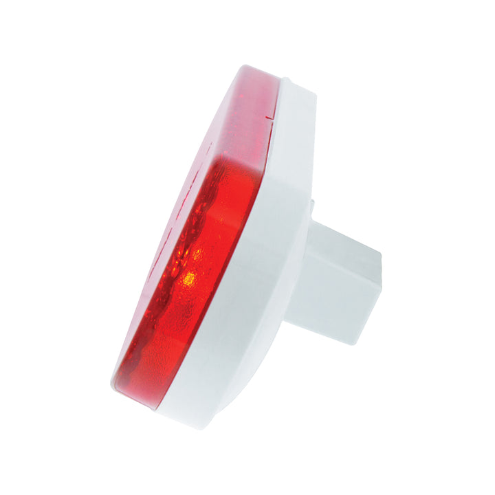 20 LED 6" Oval Turbine Light (Stop, Turn &amp; Tail) - Red LED/Red Lens