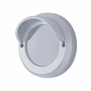 2'' Chrome Plastic Mirror Light Bezel With Visor
