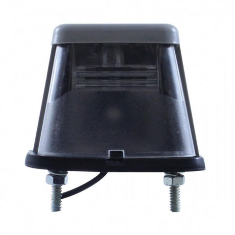 Gray Rectangular License Light