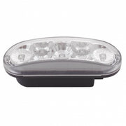 7 LED 6" Oval Reflector Turn Signal Light - Amber LED/Clear Lens