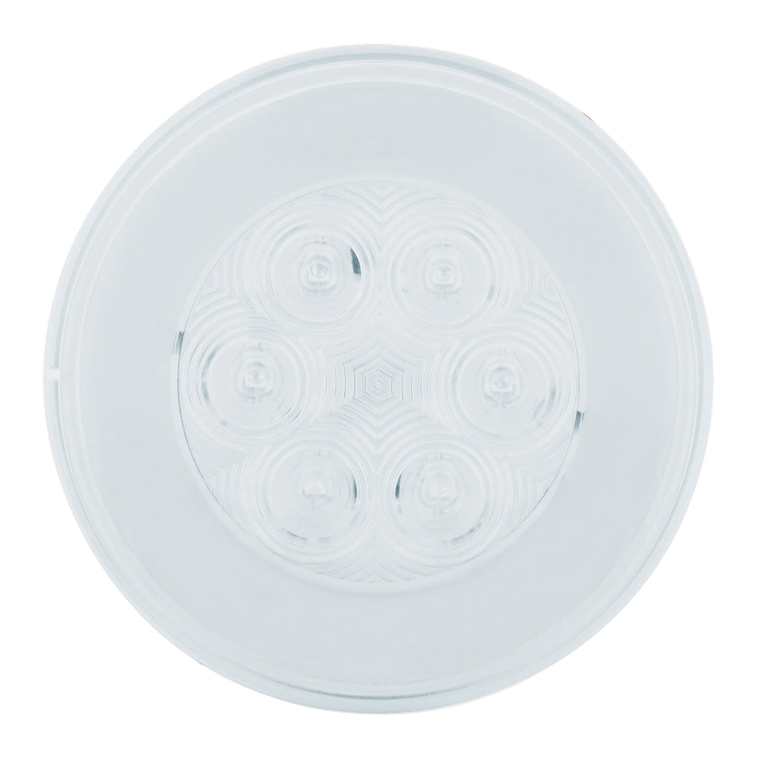 21 LED 4" GloLight (Turn Signal) - Amber LED/Clear Lens