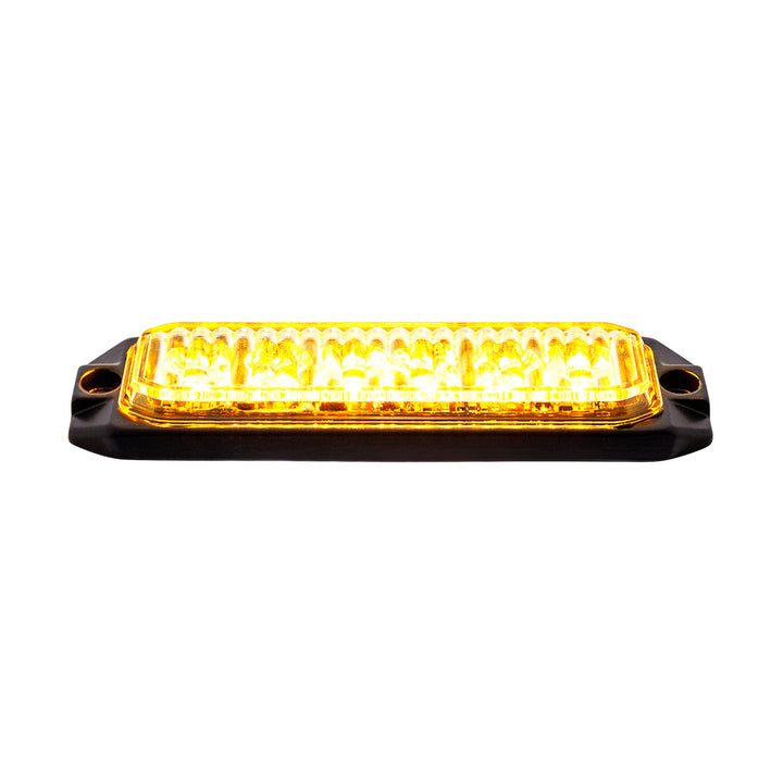 6 High Power LED "Competition Series" Slim Warning Light - Amber