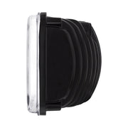 ULTRALIT - 4" X 6" LED Headlight With Dual Function 6 Amber LED Position Lights - High Beam