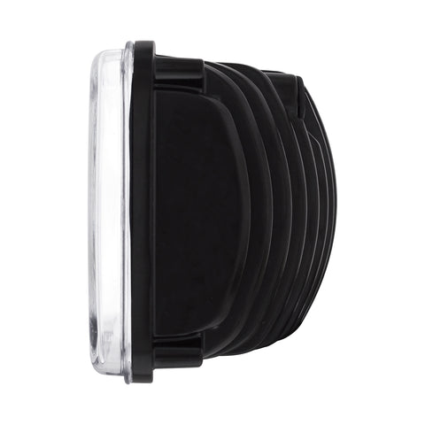 ULTRALIT - 4" X 6" LED Headlight With Dual Function 6 Amber LED Position Lights - High Beam