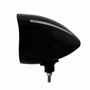 Black "BILLET" Style Groove Headlight Housing With Visor
