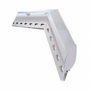 30" Stainless 45-Degree Angled Heavy Duty Mud Flap Hangers - 2-1/2" Bolt Pattern (Pair)