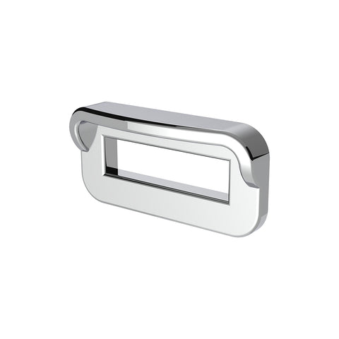 Chrome Plastic Toggle Switch Label Cover With Visor For 2002+ Peterbilt (Card Of 6)