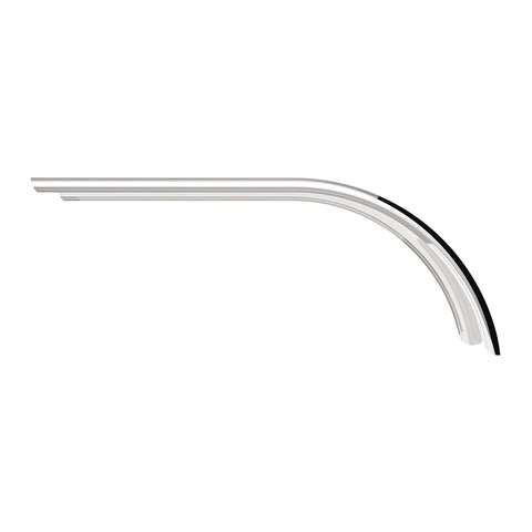 66" 430 Stainless Steel (16ga) Smooth Half Fender - SE Series (Pair)