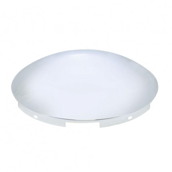 5 Even Notched Stainless Steel Dome Front Hubcap - 7/16" Lip