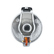 Chrome Plastic A/C Control Knob With Crystal - Clear Crystal