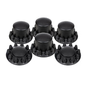 Dome Axle Cover Combo Kit With 33mm Standard Thread-On Nut Covers & Nut Cover Tool - Matte Black