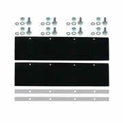 24" X 6" Quarter Fender Top Mud Flap With Mounting Hardware (Pair)
