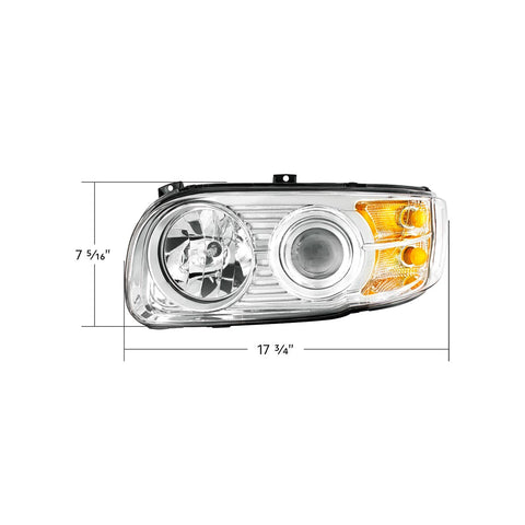 Headlight For 2008-2024 Peterbilt 389-Driver