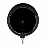 Black "BILLET" Style Groove Headlight Housing With Visor