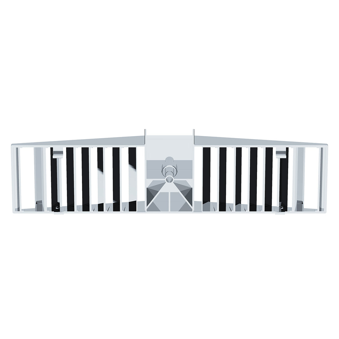 Chrome Plastic Center Top A/C Defroster Vent For Freightliner Classic (1989-2010) &amp; FLD (1989-2009)
