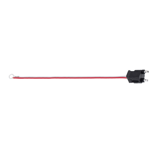 2 Wire Pigtail With 2 Prong Straight Plug - 12" Lead (50-Pack)