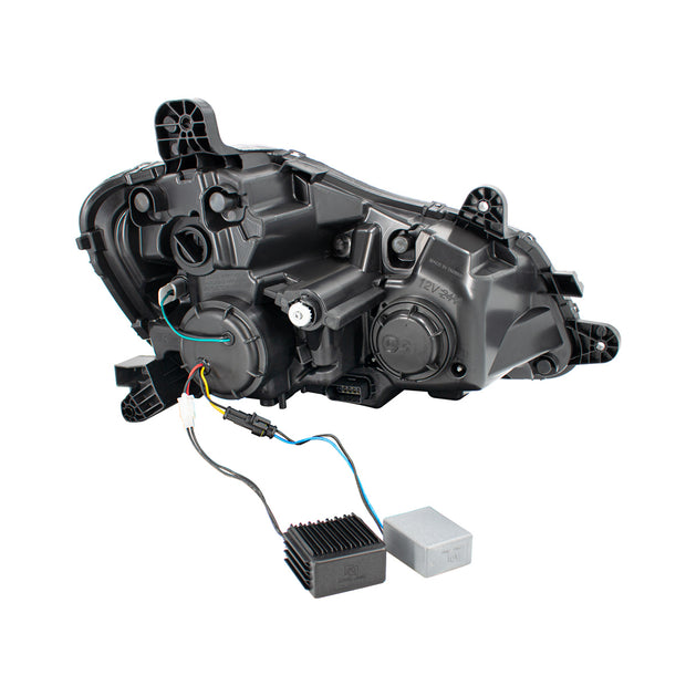 Chrome 8 LED Projection Headlight For 2013-2021 Kenworth T680-Driver