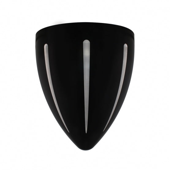 Black "BILLET" Style Groove Headlight Housing