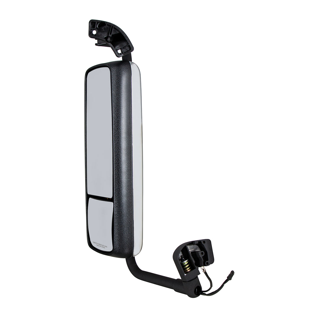 Chrome Heated Mirror Assembly For 2004-2012 Volvo VNL - Driver