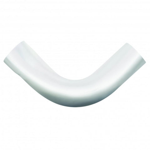 Chrome 90 Degree Exhaust Expanded Elbow, 5" I.D. To 5" O.D. - 18" X 18"