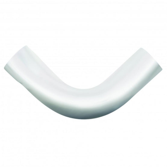 Chrome 90 Degree Exhaust Expanded Elbow, 5" I.D. To 5" O.D. - 18" X 18"