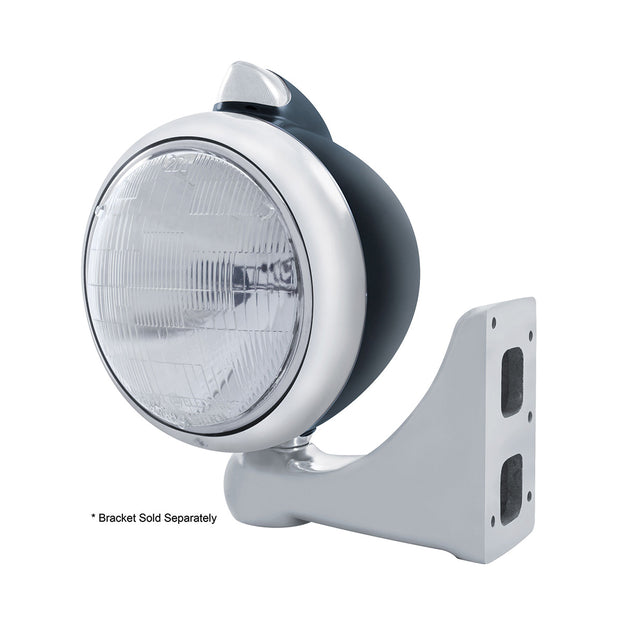 Black Guide 682-C Headlight 6014 & Original Style LED Signal - Clear Lens