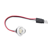 4 LED Dual Function 3/4" Mini Watermelon Light (Clearance/Marker) - Blue LED/Clear Lens