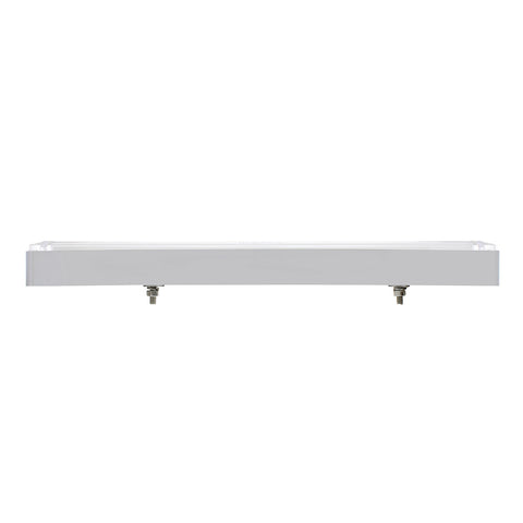 24 LED Dual Function 12" GloLight Bar With Bezel - Amber LED/Clear Lens