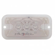3 LED Clearance Marker Light - Amber LED/Clear Lens