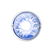 Glass Watermelon Light Kit With 4 LED Light-Blue LED/Clear Lens