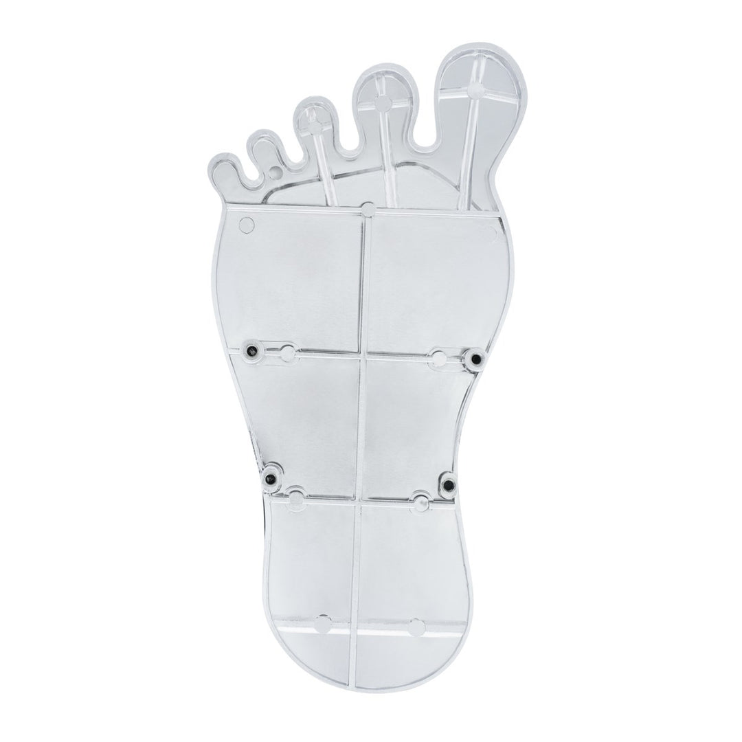 Chrome Barefoot Shape Gas Pedal Cover