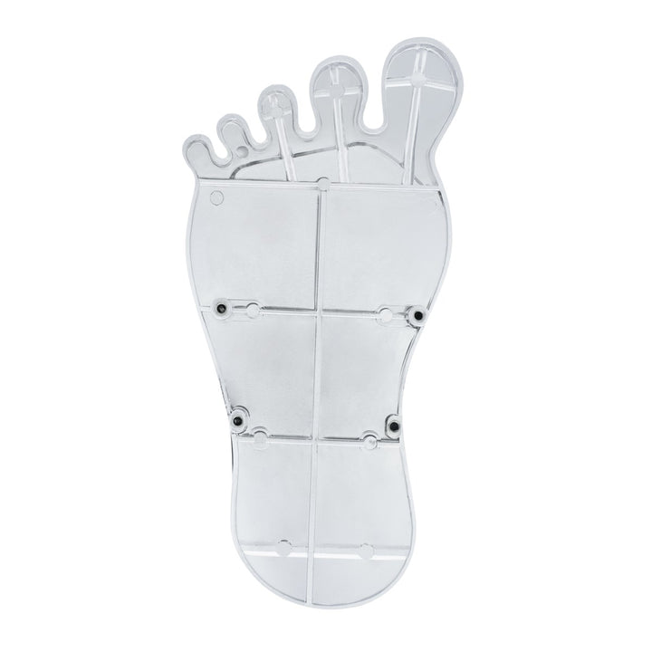 Chrome Barefoot Shape Gas Pedal Cover