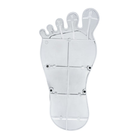 Chrome Barefoot Shape Gas Pedal Cover