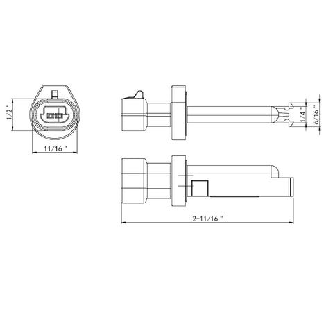 Coolant Level Sensor For 2008-2017 International Durastar
