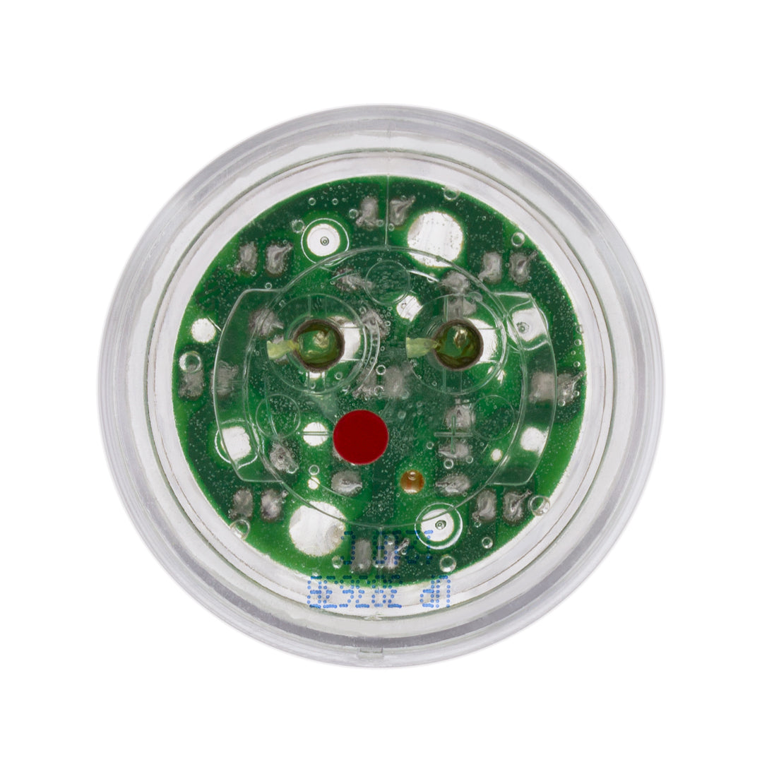 9 LED 2" Round Clearance Marker Red LED/Clear Lens United Pacific 38363